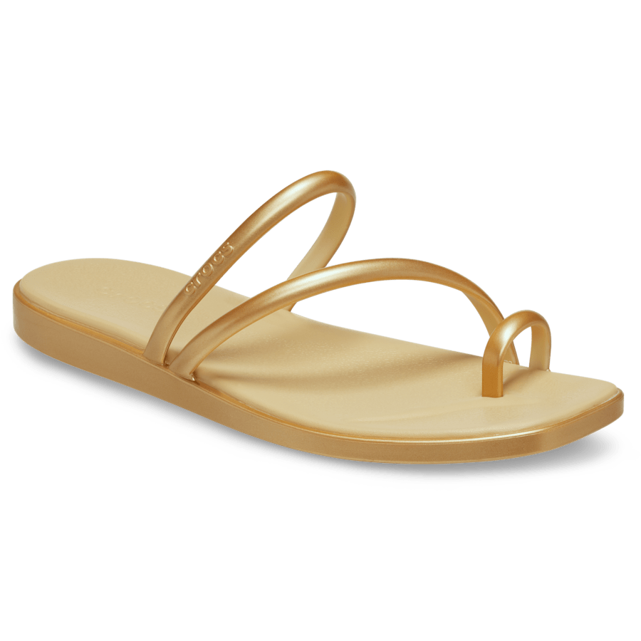 Crocs|Women's Miami Metallic Toe Loop Sandal