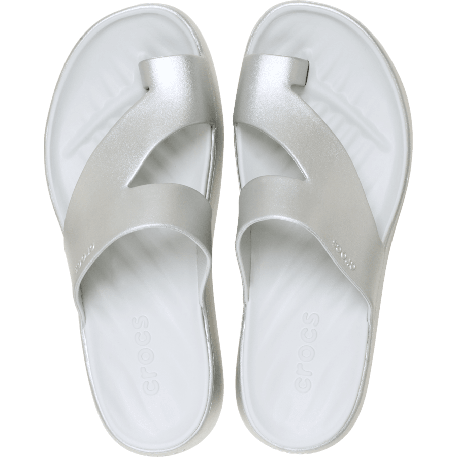 Crocs|Getaway Metallic Platform Toe Loop