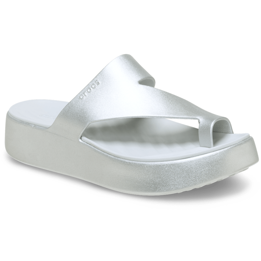 Crocs|Getaway Metallic Platform Toe Loop