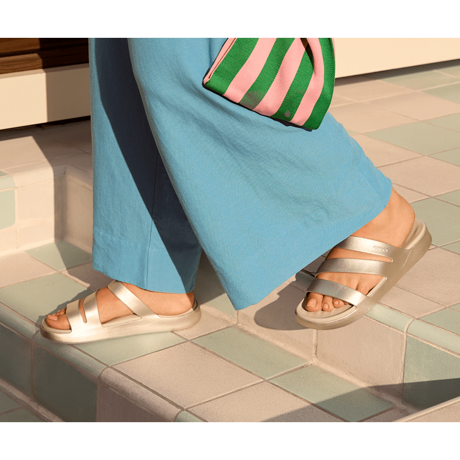 Crocs|Getaway Metallic Strappy