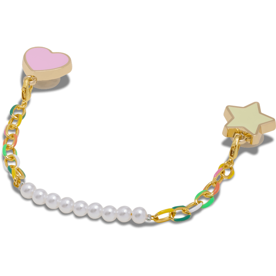 Crocs|Pearl and Rainbow Bag Chain