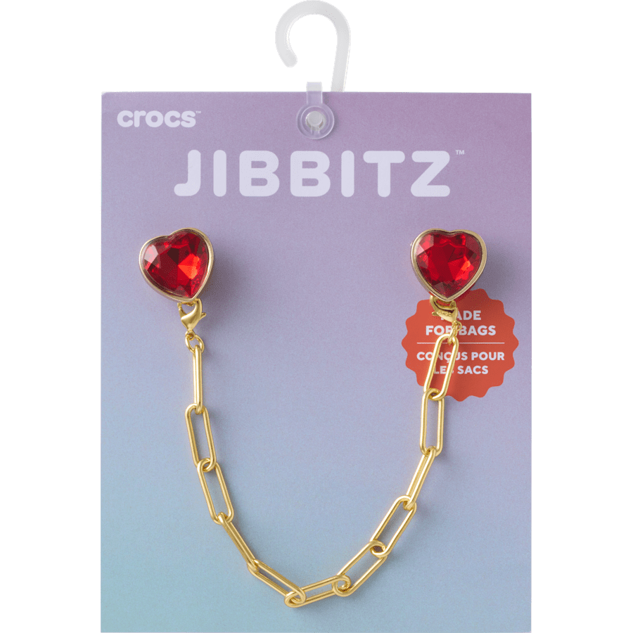 Crocs|Gold Paperclip Bag Chain