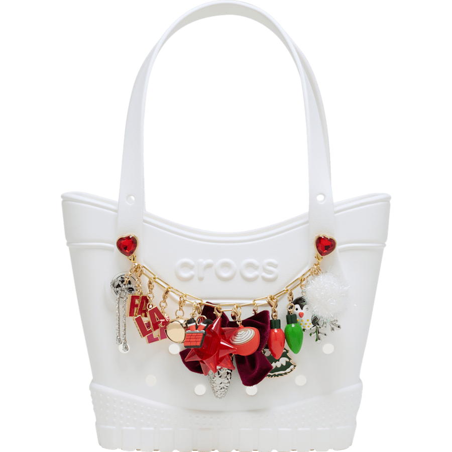 Crocs|Gold Paperclip Bag Chain