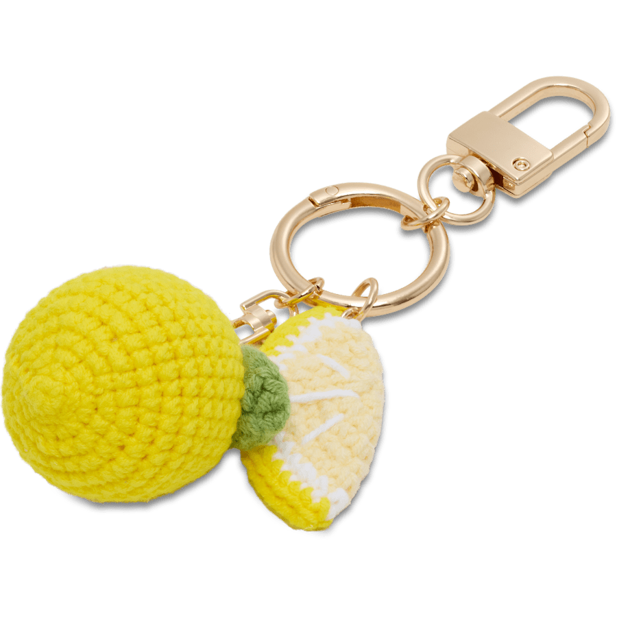 Crocs|Crochet Lemon Bag Charm
