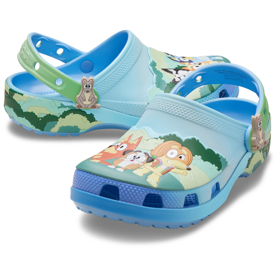 Crocs|Toddler Bluey Best Buddies Classic Clog