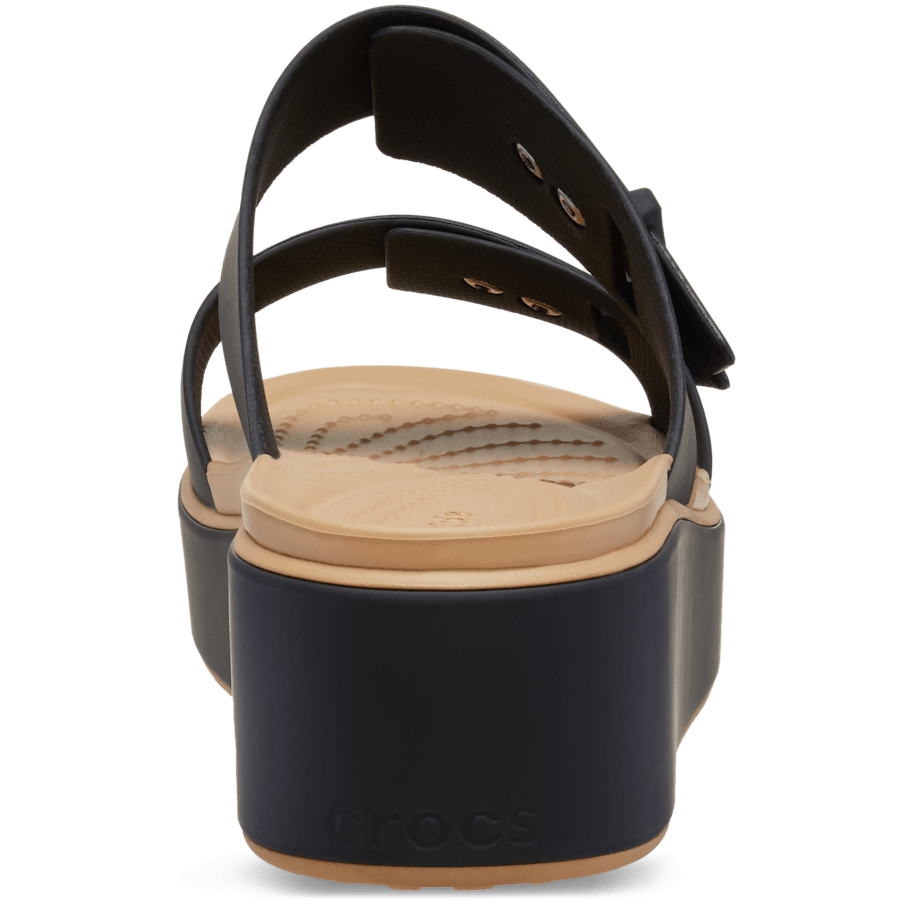 Crocs|Brooklyn Buckle Matte Wrap Low Wedge