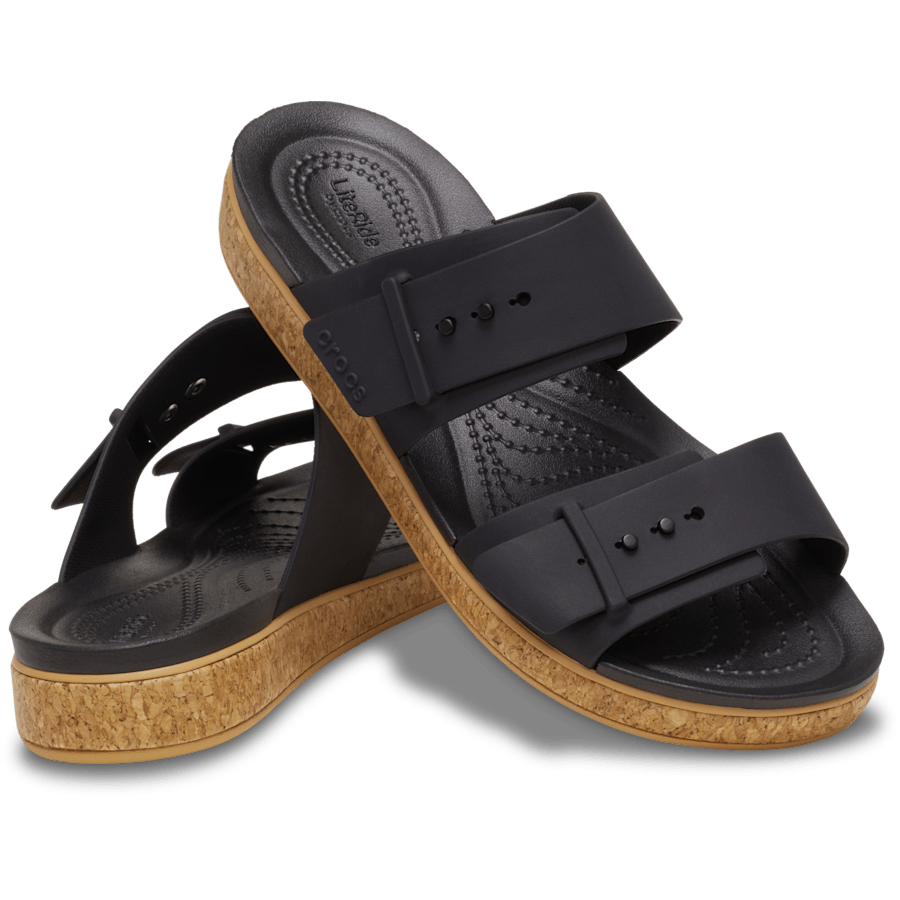 Crocs|Brooklyn Cork Buckle Low Low