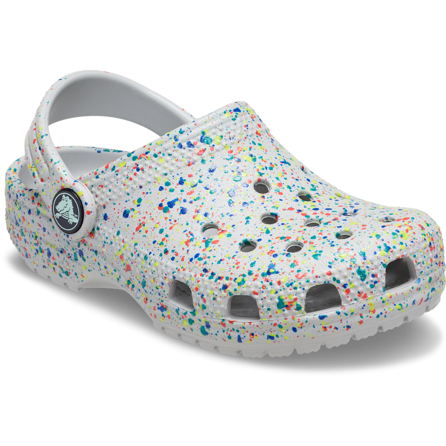 Crocs|Kids' Classic Glow Paint Splatter Clog