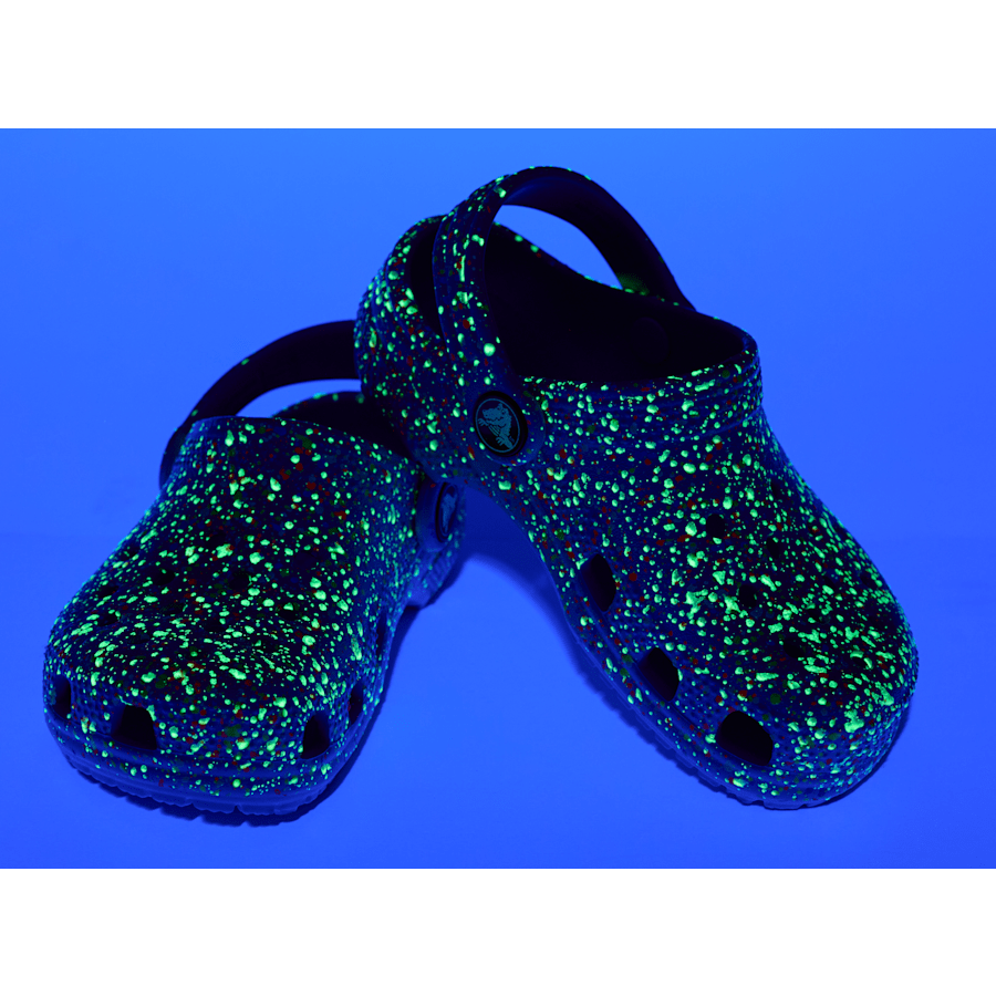 Crocs|Kids' Classic Glow Paint Splatter Clog