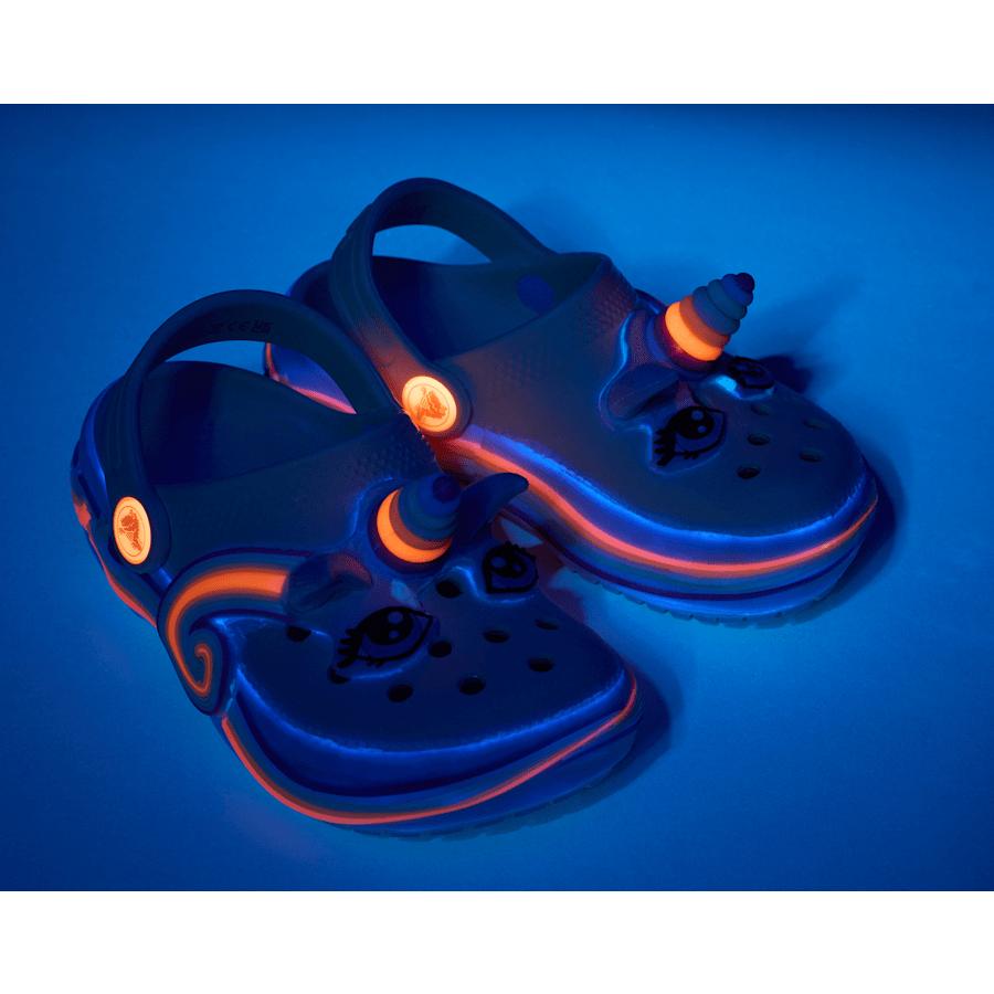 Crocs|Toddler Classic IAM Unicorn Lights Clog