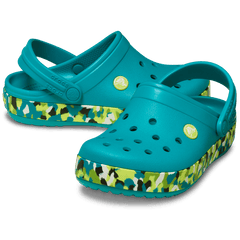 Crocs|Kids' Crocband Glow Confetti Band Clog