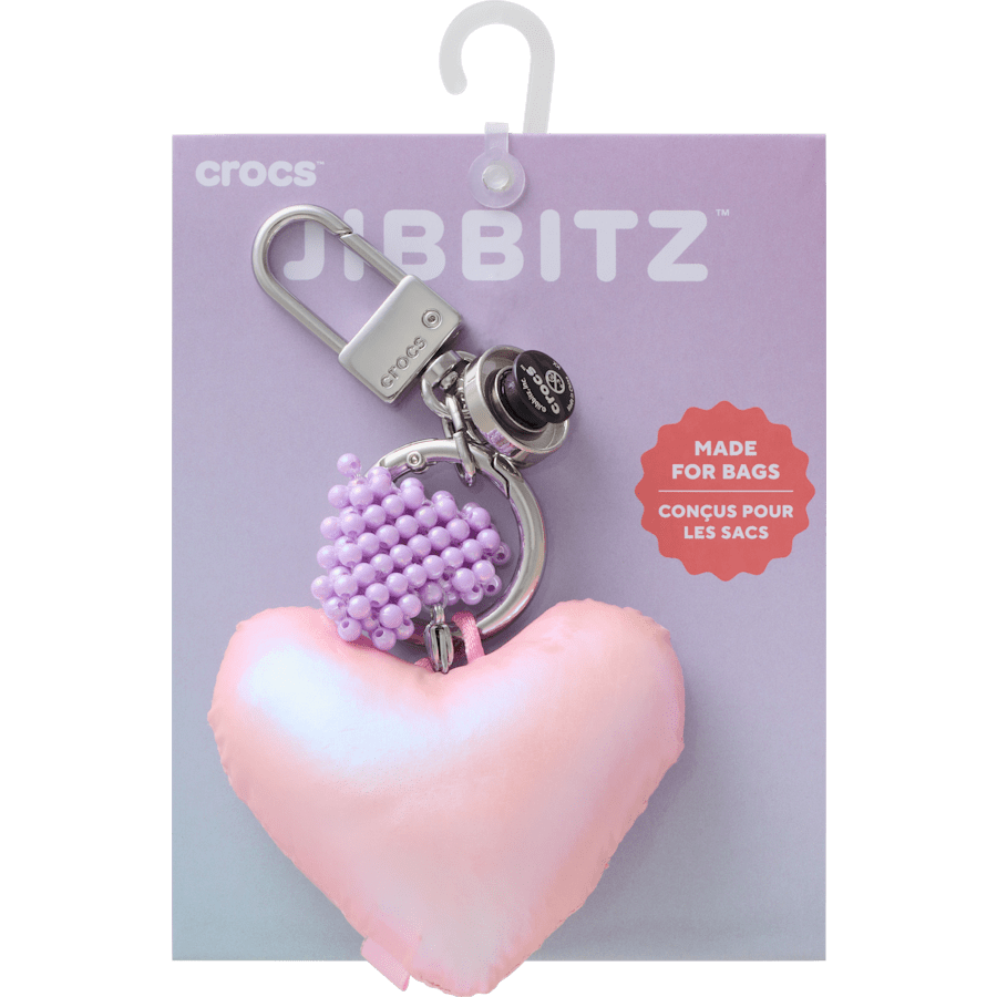 Crocs|Double Heart Bag Charm