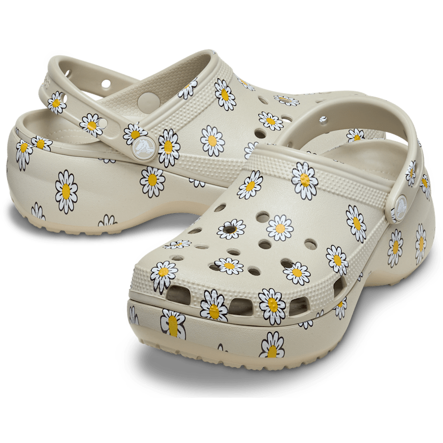Crocs|Classic Platform Floral Clog