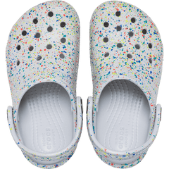 Crocs|Toddler Classic Glow Paint Splatter Clog
