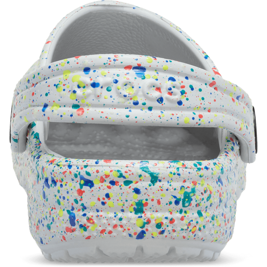 Crocs|Toddler Classic Glow Paint Splatter Clog