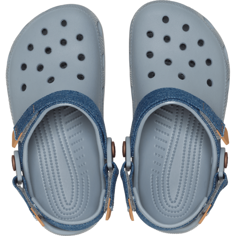 Crocs|Kids' Classic Denim Adjustable Backstrap Clog