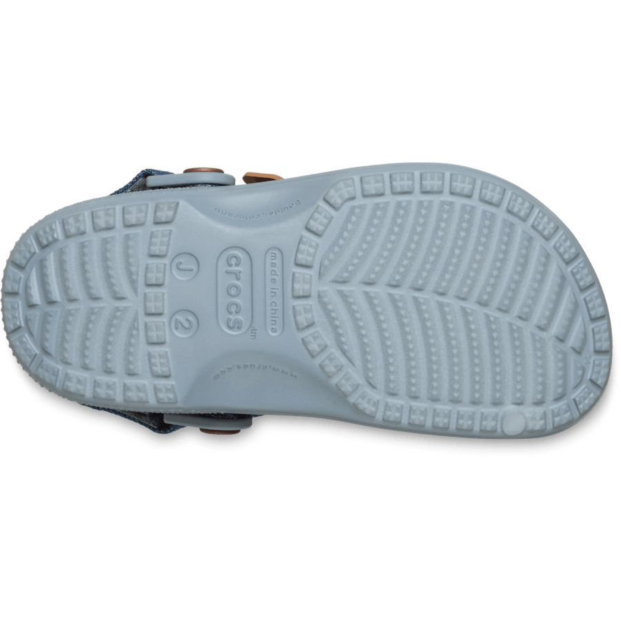 Crocs|Kids' Classic Denim Adjustable Backstrap Clog