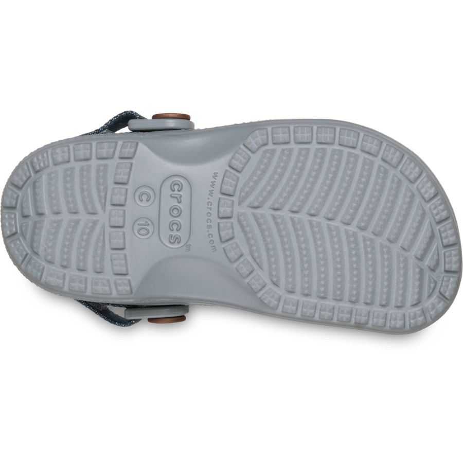 Crocs|Toddler Classic Denim Adjustable Backstrap Clog