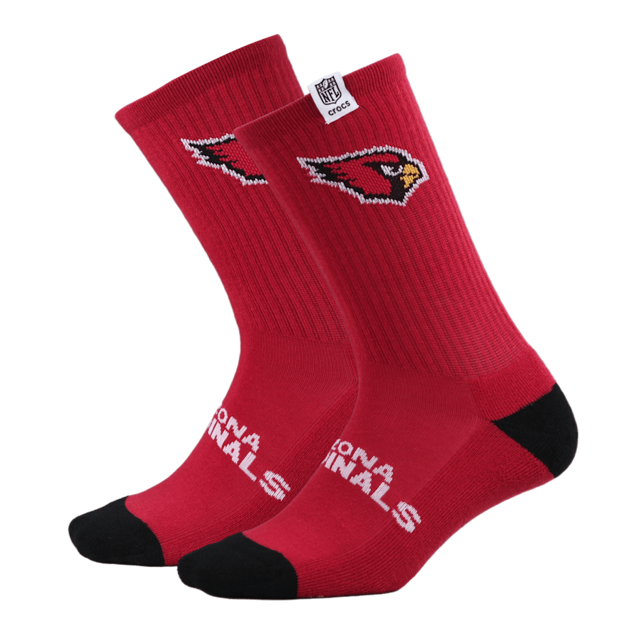 Crocs|NFL Arizona Cardinals Crocs Socks