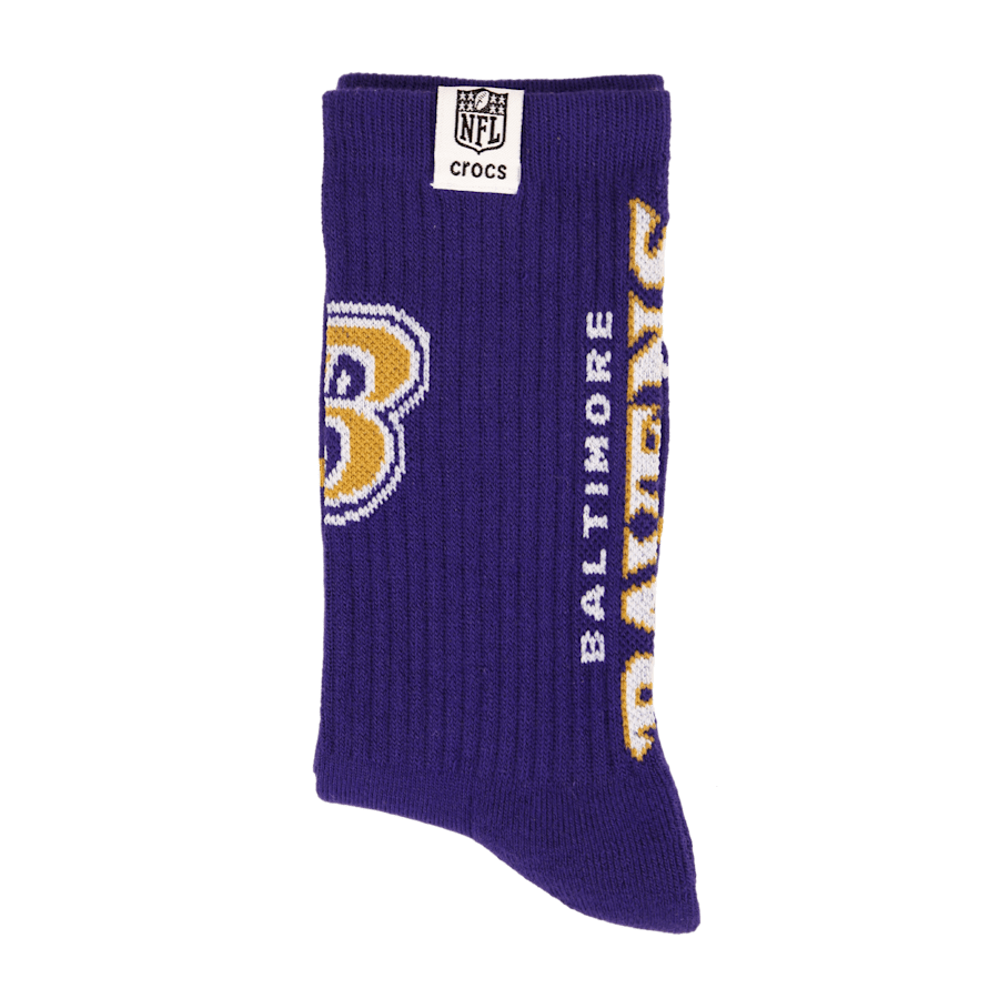 Crocs|NFL Baltimore Ravens Crocs Socks