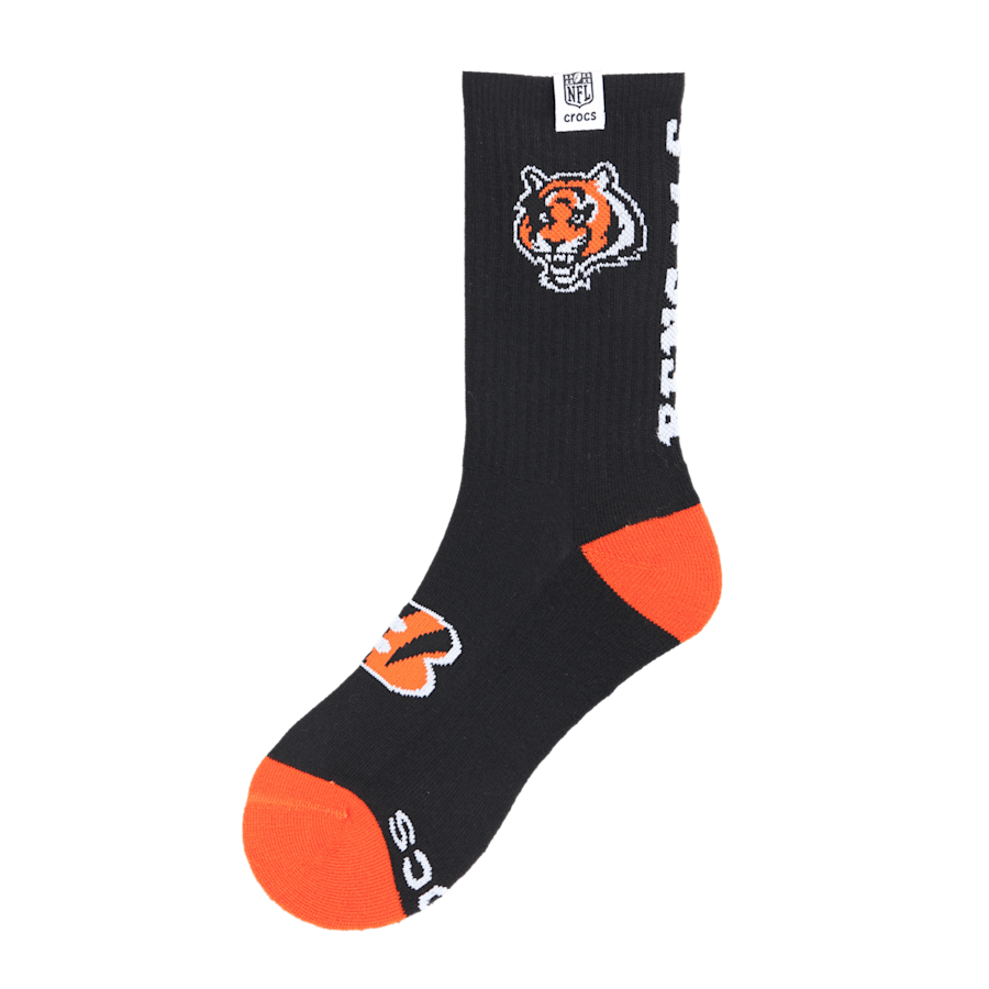 Crocs|NFL Cincinnati Bengals Crocs Socks