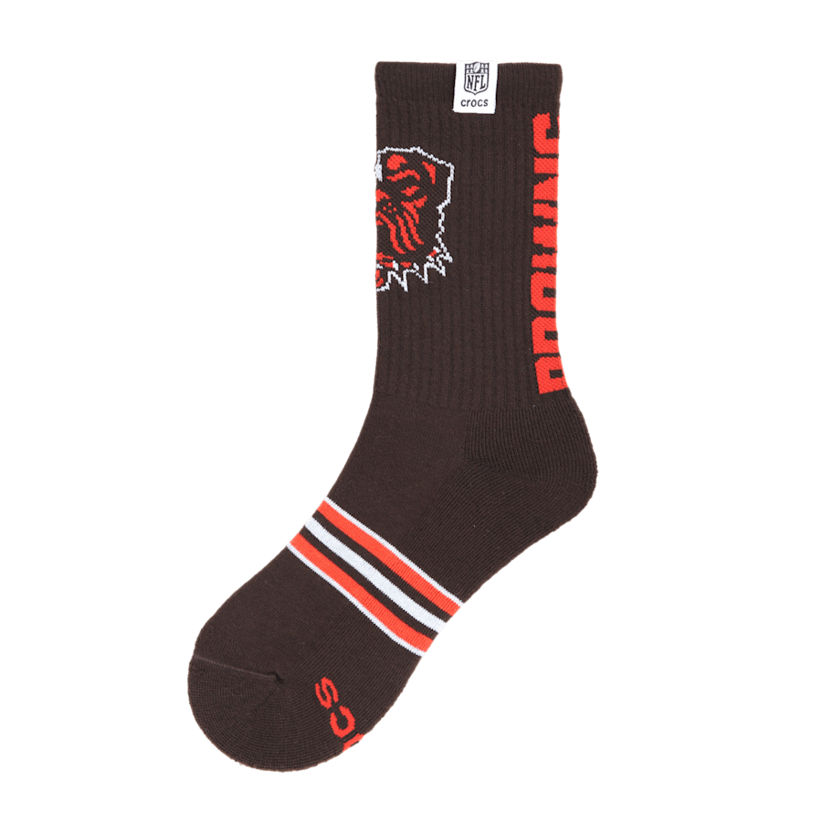 Crocs|NFL Cleveland Browns Crocs Socks