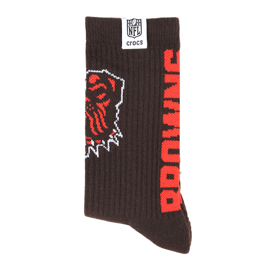 Crocs|NFL Cleveland Browns Crocs Socks