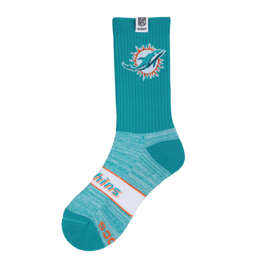 Crocs|NFL Miami Dolphins Crocs Socks