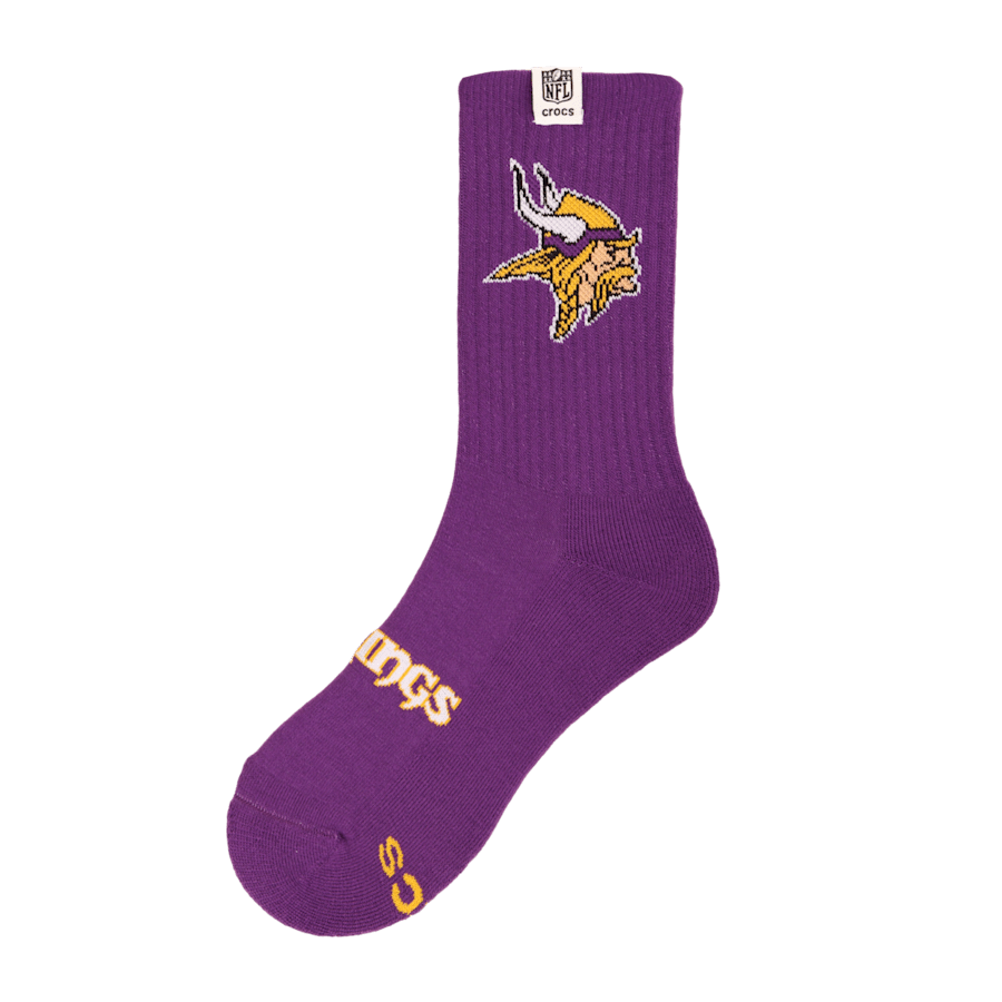 Crocs|NFL Minnesota Vikings Crocs Socks