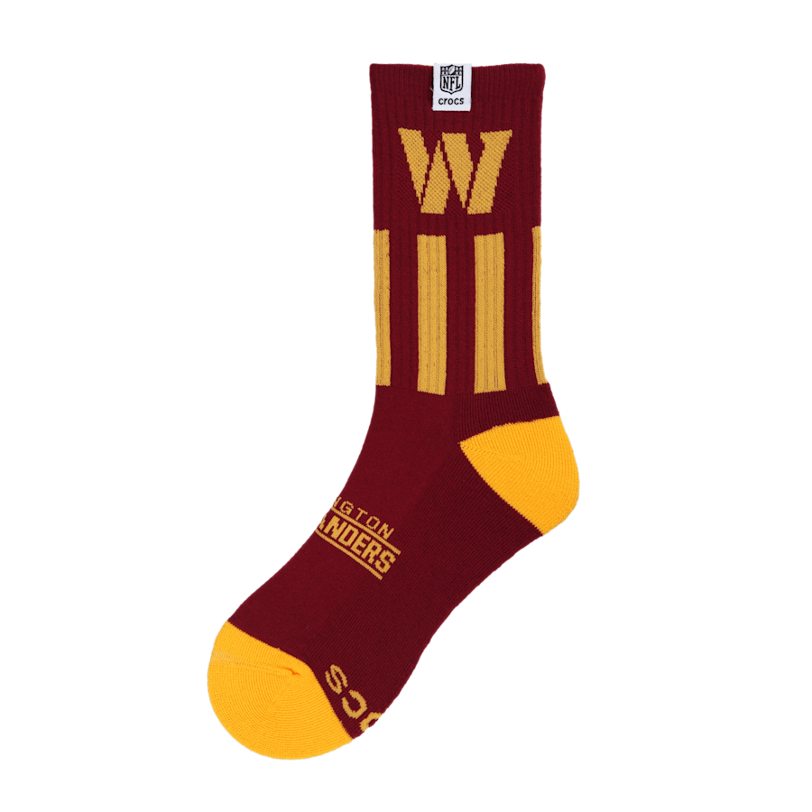Crocs|NFL Washington Commanders Crocs Socks
