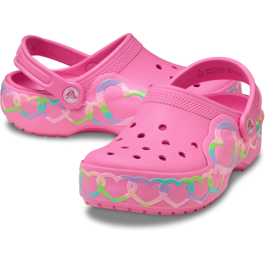 Crocs|Kids' Classic Heart Lights Clog