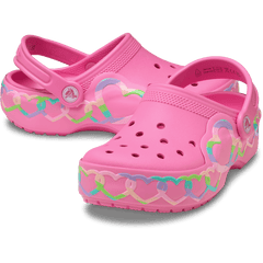 Crocs|Kids' Classic Heart Lights Clog