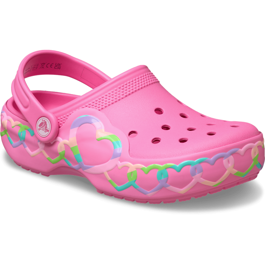 Crocs|Kids' Classic Heart Lights Clog