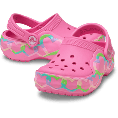 Crocs|Toddler Classic Heart Lights Clog