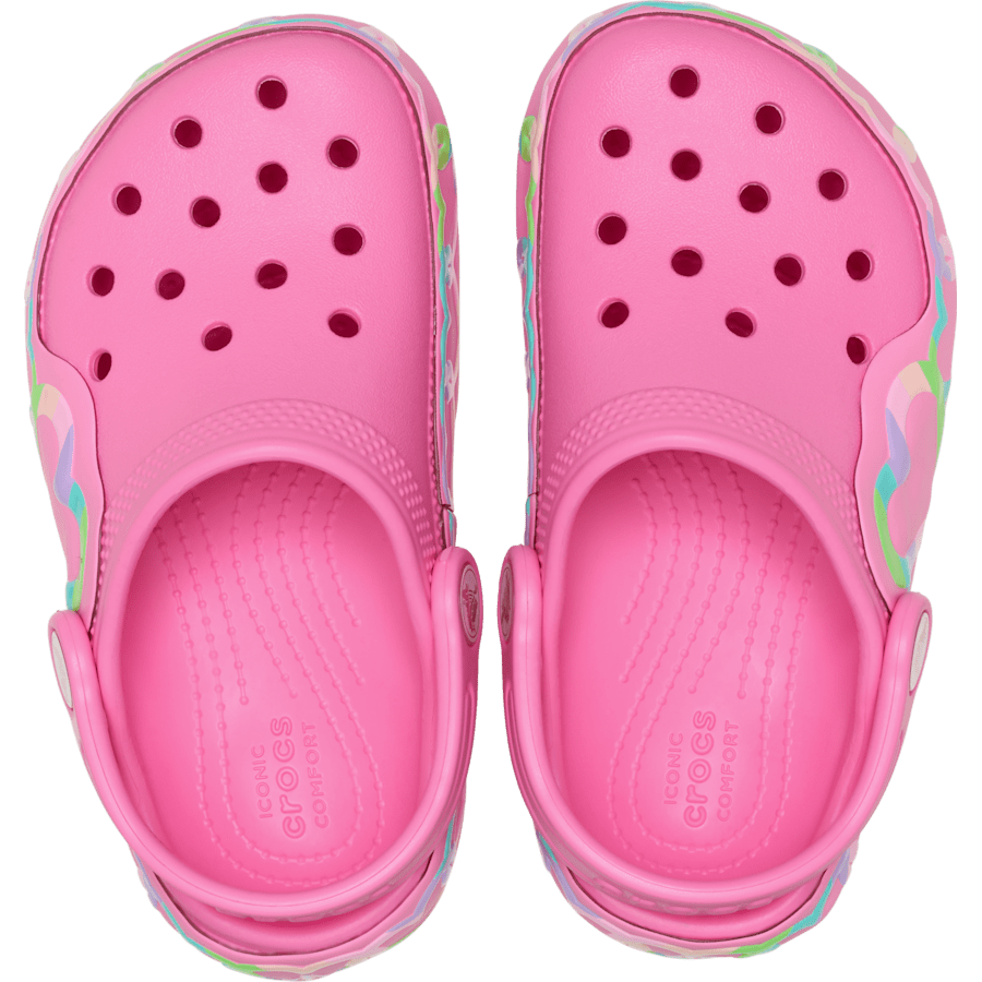 Crocs|Toddler Classic Heart Lights Clog