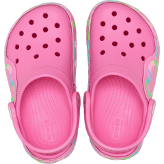 Crocs|Toddler Classic Heart Lights Clog