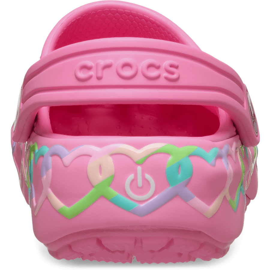 Crocs|Toddler Classic Heart Lights Clog