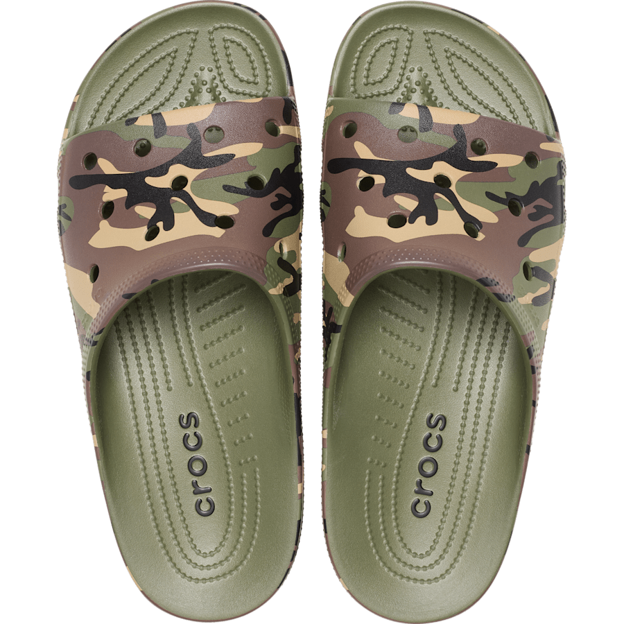 Crocs|Men’s Camouflage Saturday Slide
