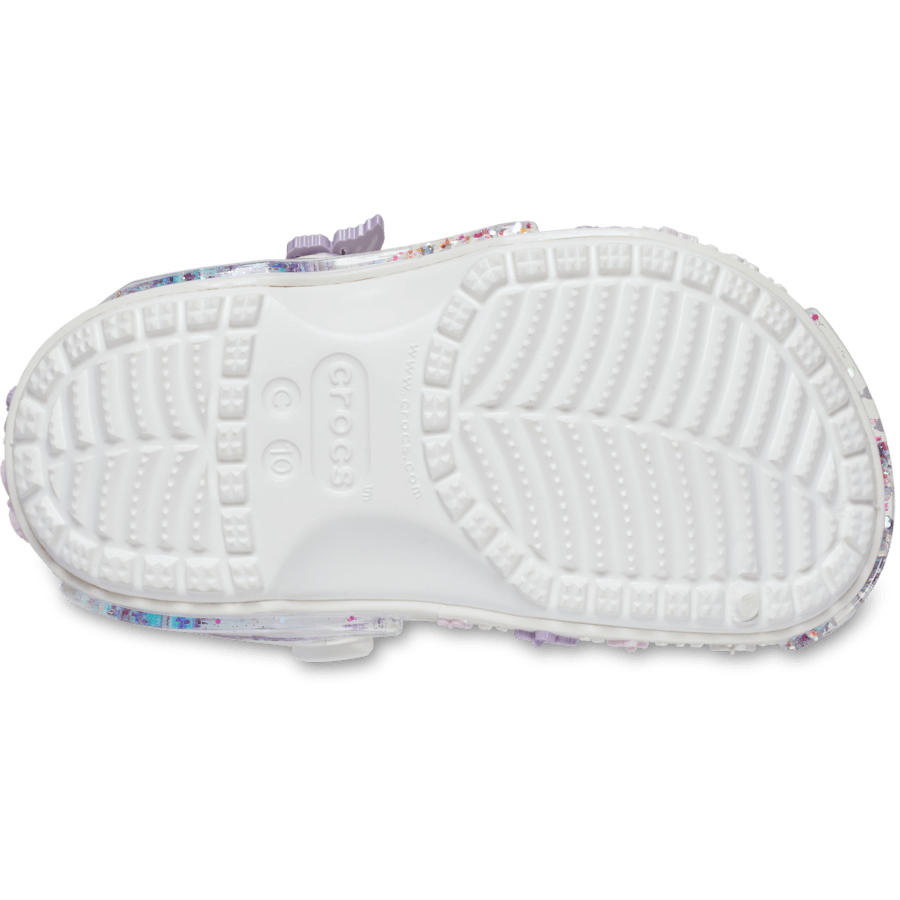 Crocs|Toddler Classic Butterfly Sparkle Shaker Clog
