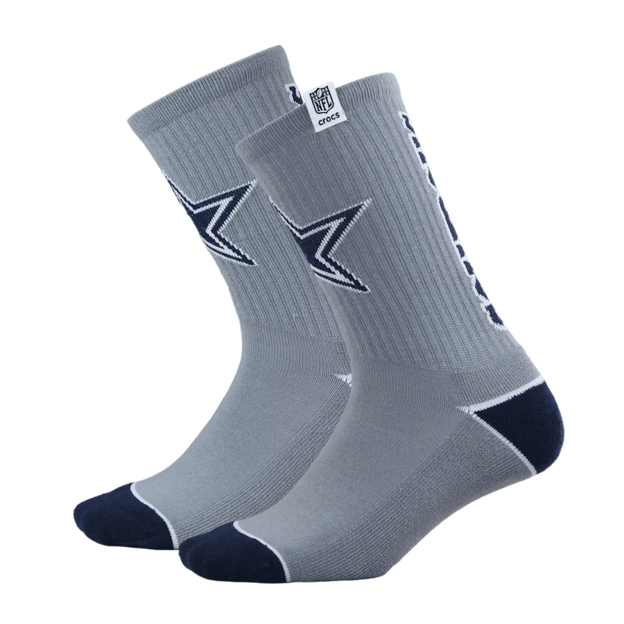 Crocs|NFL Dallas Cowboys Crocs Socks