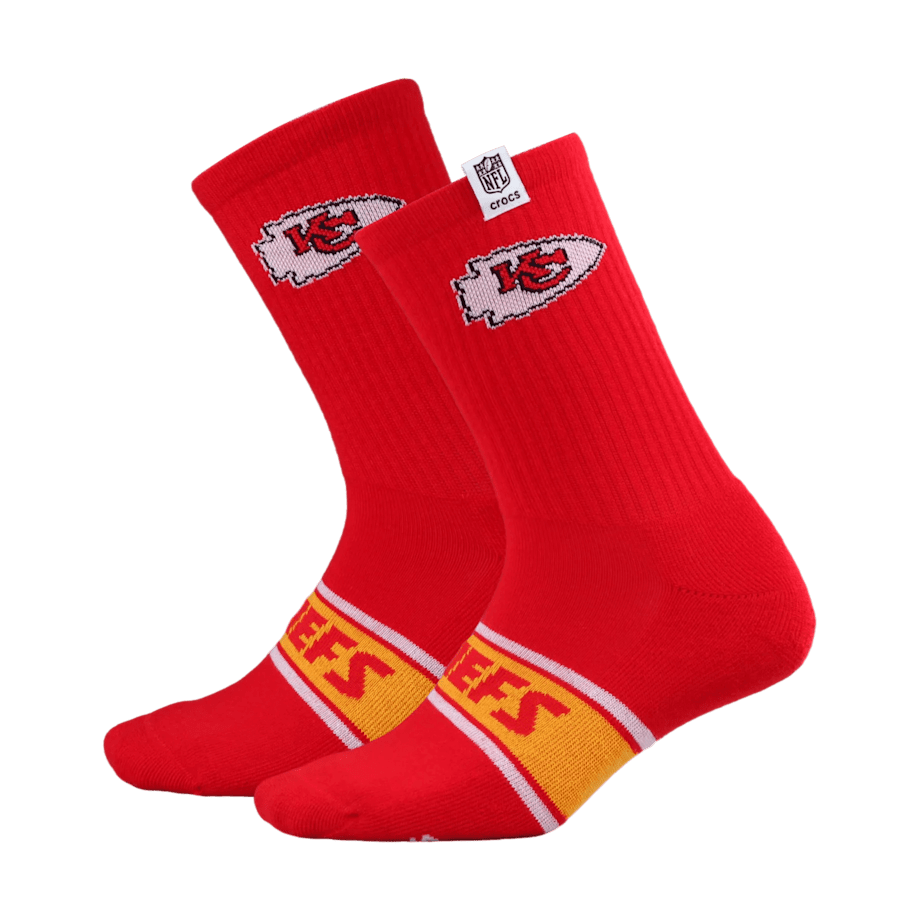 Crocs|NFL Kansas City Chiefs Crocs Socks