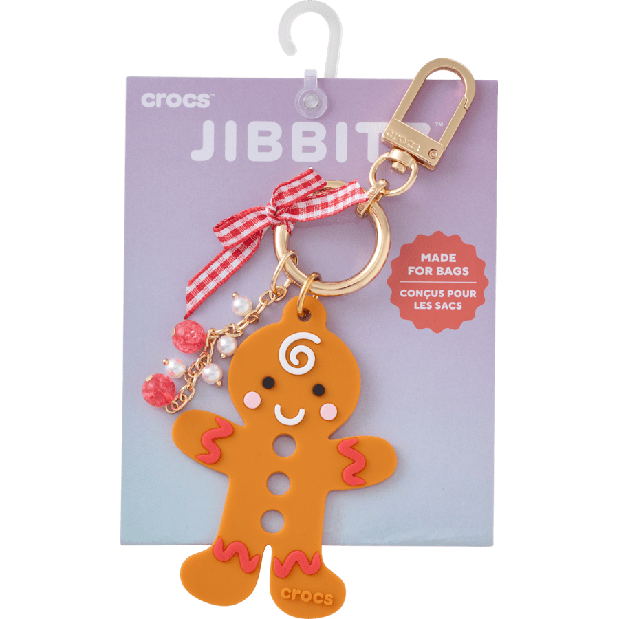 Crocs|Gingerbread Man Bag Charm